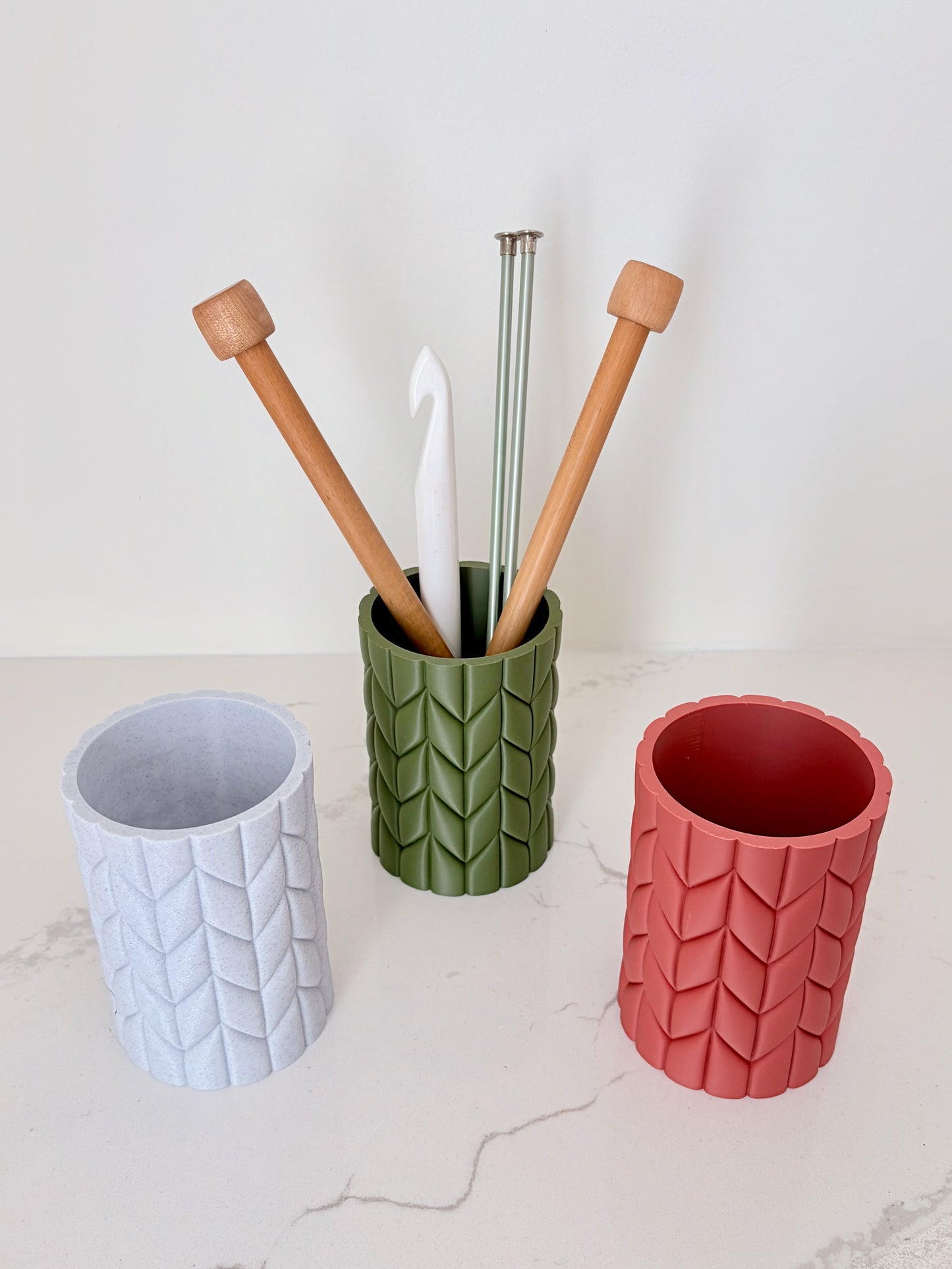 Cable Knit Studio & Desk Organizer