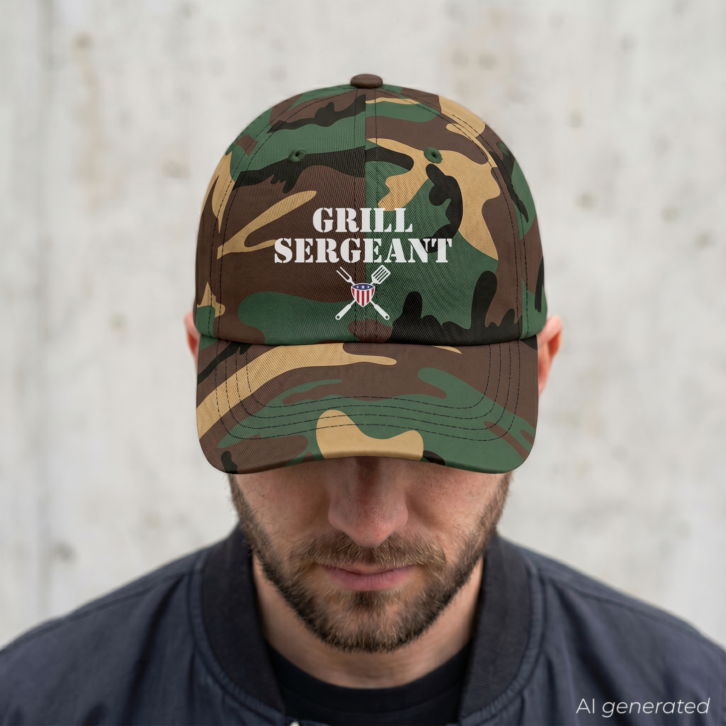 Grill Sergeant embroidered BBQ hat for Father’s Day gift