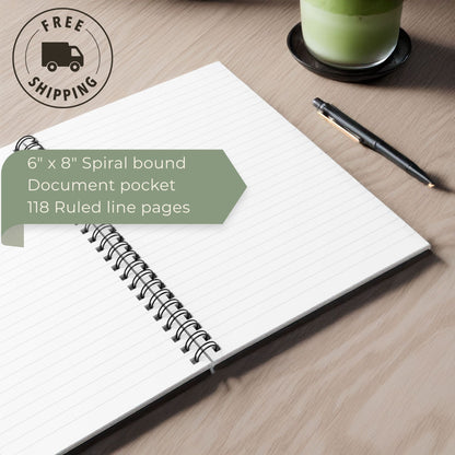 Yes, Noted. Spiral Notebook – Lined Journal for Work, School, or Gifts