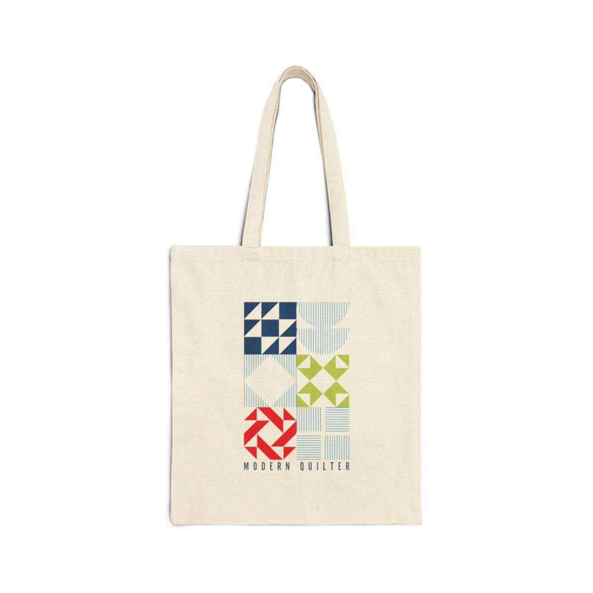 Modern Quilter Canvas Tote Bag | Quilt Block Market Tote